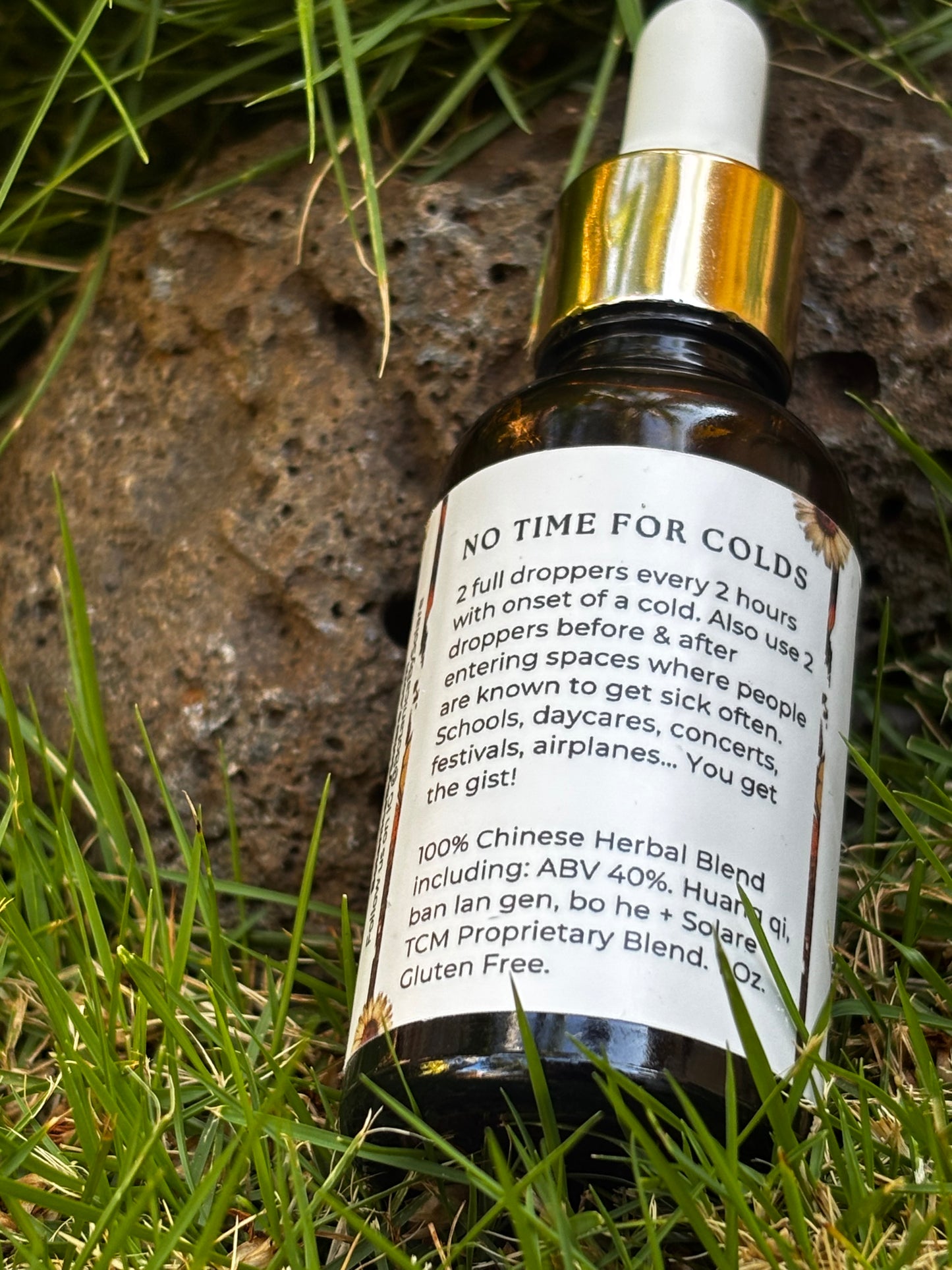 No Time for Colds  | Chinese Herbal Tincture