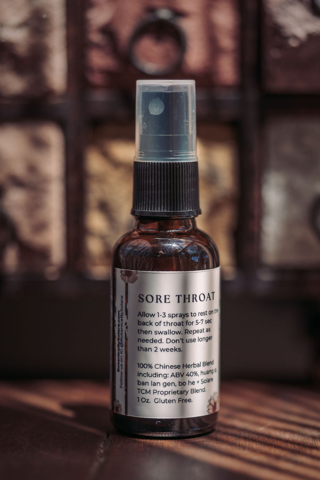 Sore Throat Spray  | Chinese Herbal Tincture