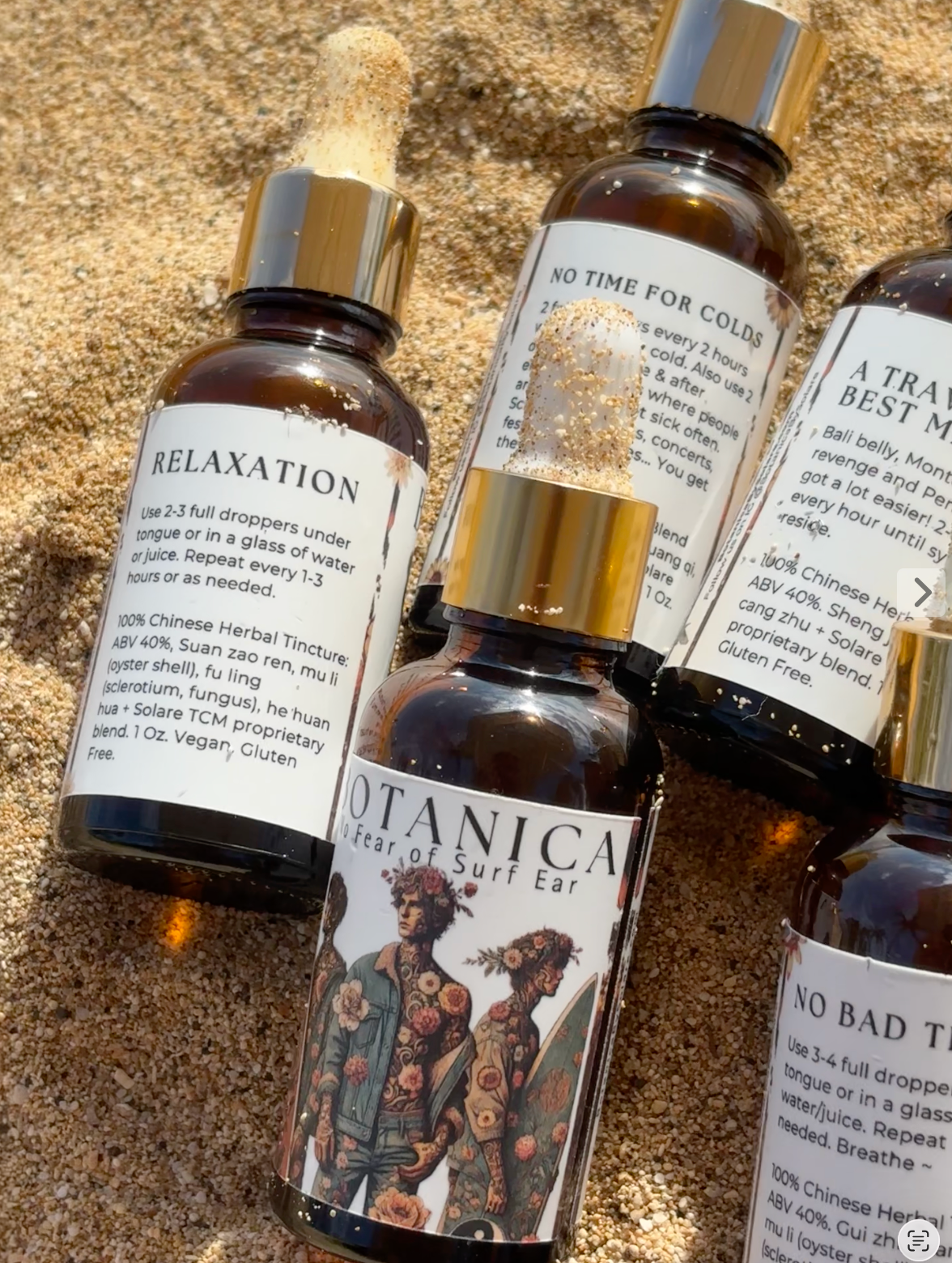 No Fear of Surfer's Ear  | Chinese Herbal Topical Tincture